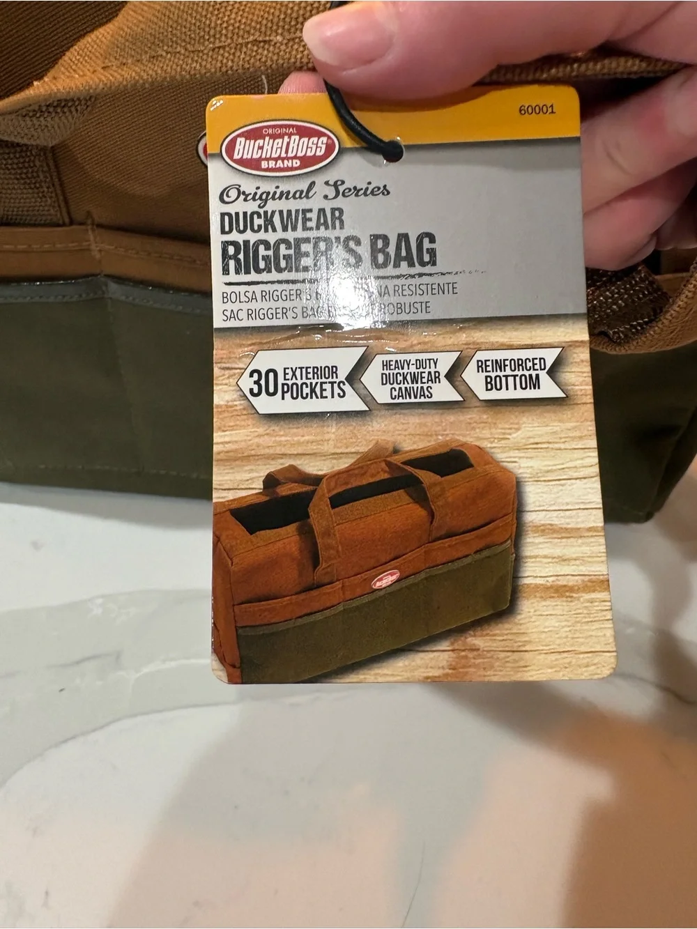 Original Series Bucket BossTwo-Tone Brown & Olive Work Duffel